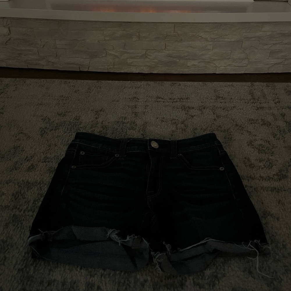 AE super stretch denim shorts